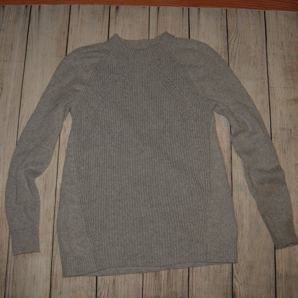 LOFT Gray Wool Alpaca Blend Sweater XS